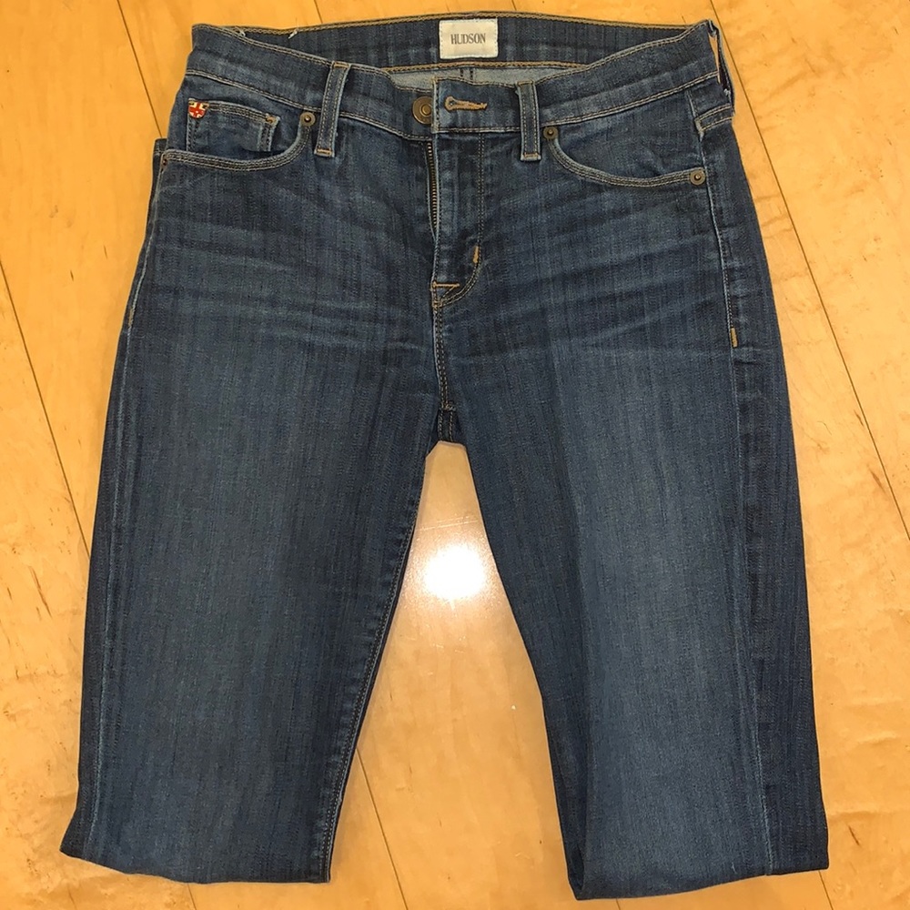 Hudson jeans mid rise skinny jeans